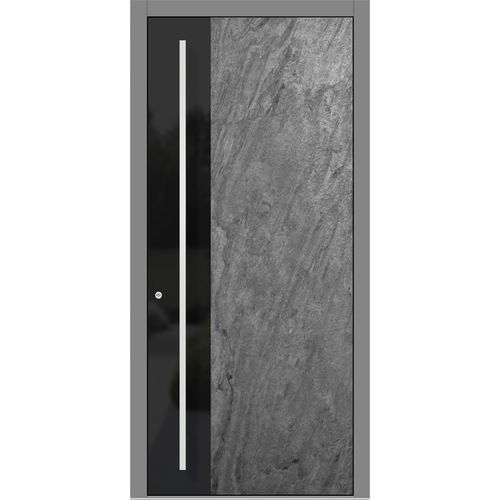 Porta d'ingresso - HS952_G03 - DOORS, d.o.o. - in acciaio / in pietra / in vetro