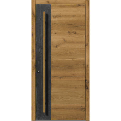 Porta d'ingresso - HS952_2E - DOORS, d.o.o. - in pietra / in rovere / battente