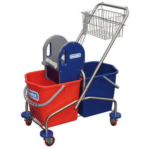 Carrello di pulizia - 802.400 - Cleanfix Reinigungssysteme AG - contract / in acciaio inossidabile