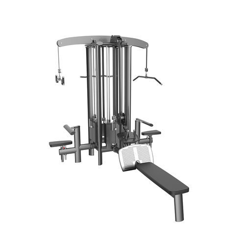 Attrezzo per bodybuilding di bicipite - G4032 4-STATION TOWER - gym80 International GmbH - schiena / da interno / contract
