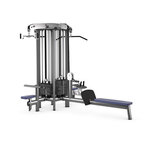 Attrezzo per bodybuilding schiena - 4032 4-STATION - gym80 International GmbH - tiraggio basso / di trazione / da interno