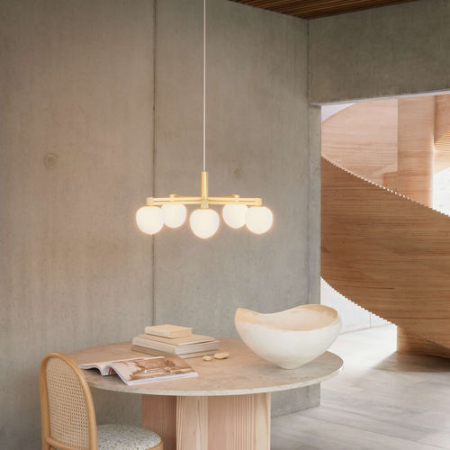 Lampadario contemporaneo - Chandelier 120 III - LYFA - in alluminio anodizzato / in vetro / con 3 punti luce