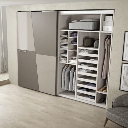 Armadio da incasso - N1200 - GRUPO STYLO INTERIORISMO SL - contemporaneo / in MDF laccato / in vetro laccato