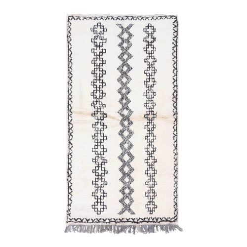 Tappeto contemporaneo - MUSMUS RUGS - con motivi geometrici / rettangolare / tessuto a mano