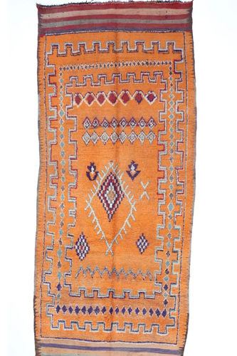 Tappeto vintage - Berber Vintage - MUSMUS RUGS - con motivi geometrici / rettangolare / tessuto a mano