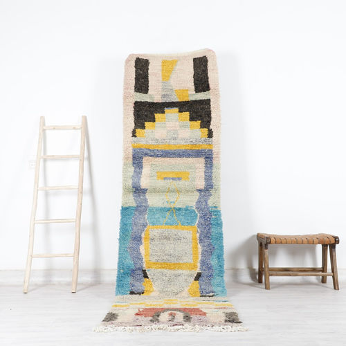 Tappeto vintage - 64-1-3-2-5-6-11 - MUSMUS RUGS - a motivi / rettangolare / tessuto a mano