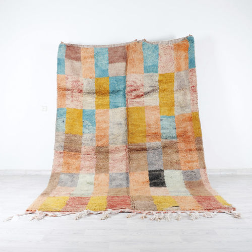 Tappeto contemporaneo - 83-4-1 - MUSMUS RUGS - a quadretti / rettangolare / tessuto a mano