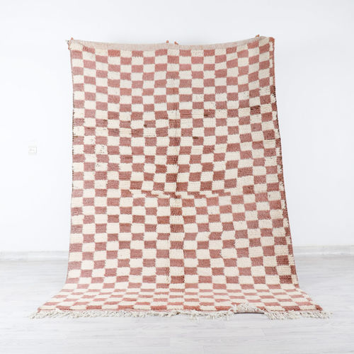 Tappeto contemporaneo - 83-4-3 - MUSMUS RUGS - a quadretti / rettangolare / tessuto a mano