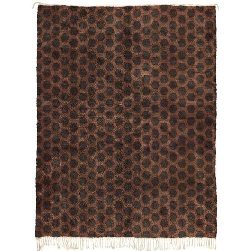 Tappeto contemporaneo - MUSMUS RUGS - con motivi geometrici / in lana / rettangolare
