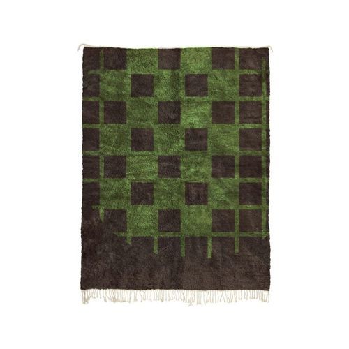 Tappeto contemporaneo - MUSMUS RUGS - a quadretti / in lana / rettangolare