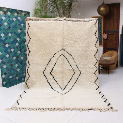 Tappeto contemporaneo - MUSMUS RUGS - con motivi geometrici / in lana / rettangolare