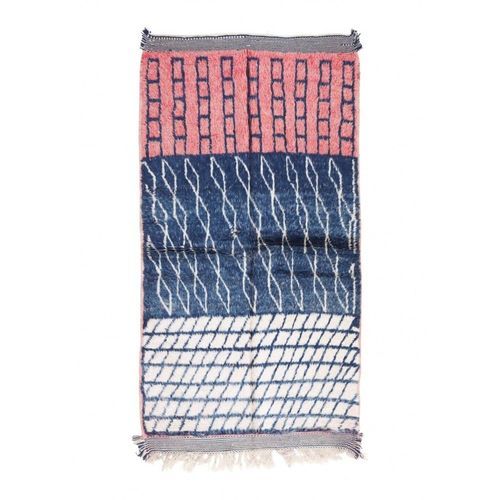 Tappeto contemporaneo - Taznakht - MUSMUS RUGS - con motivi geometrici / in lana / rettangolare