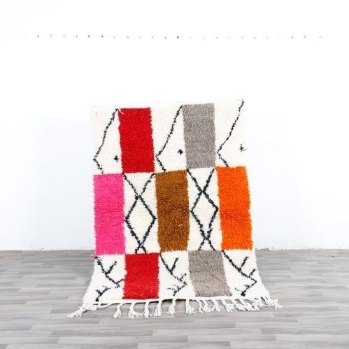 Tappeto contemporaneo - colorful abstract - MUSMUS RUGS - a motivi / in lana / rettangolare