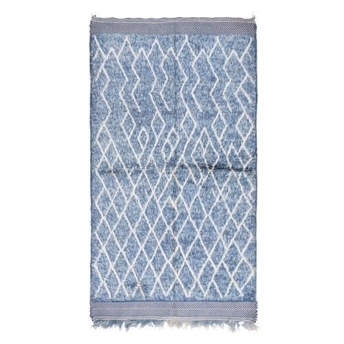 Tappeto contemporaneo - MUSMUS RUGS - con motivi geometrici / in lana / rettangolare