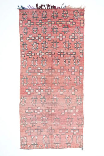 Tappeto vintage - 64 - MUSMUS RUGS - con motivi geometrici / in lana / rettangolare