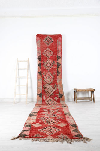 Tappeto vintage - 64-1-3-2-5-6-1 - MUSMUS RUGS - con motivi geometrici / in lana / rettangolare