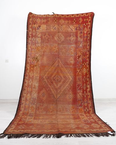 Tappeto vintage - 64-1 - MUSMUS RUGS - con motivi geometrici / in lana / rettangolare