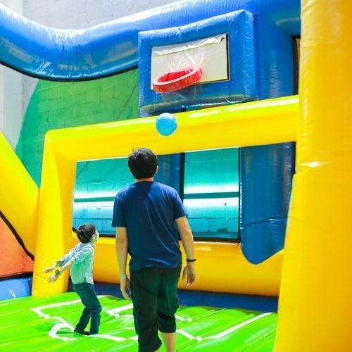 Cestello da basket per struttura gonfiabile - SPI Global Play - da interno / fisso / per sport amatoriale