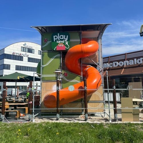 Scivolo tubolare - SPI Global Play - girevole / per edifici pubblici / per enti locali