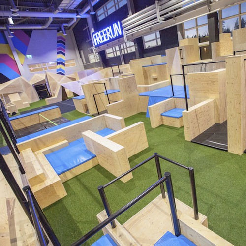 Percorso a ostacoli per fitness - SPI Global Play - per lo sviluppo dell'agilità / piattaforma / passerella