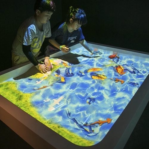 Tavolo da gioco per bambini contemporaneo - SPI Global Play - contract / digitale