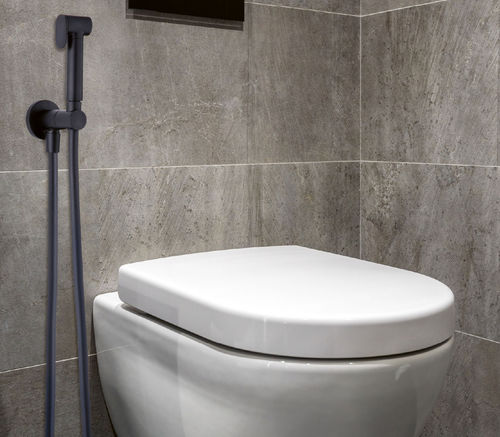Doccetta manuale per WC - 54505 - Grandsire Paris - rotonda / in ottone cromato / in acciaio inossidabile