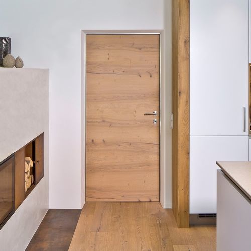 Porta da interno - DHER - in legno / in metallo / battente