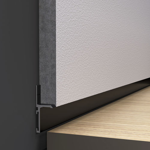 Profilo in alluminio - S series - DHER - a T / per muro / per parete