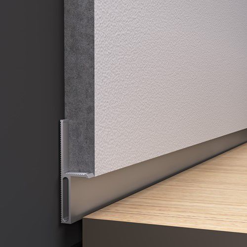 Profilo in alluminio - S 45 ASR - DHER - a T / per parete / per interni