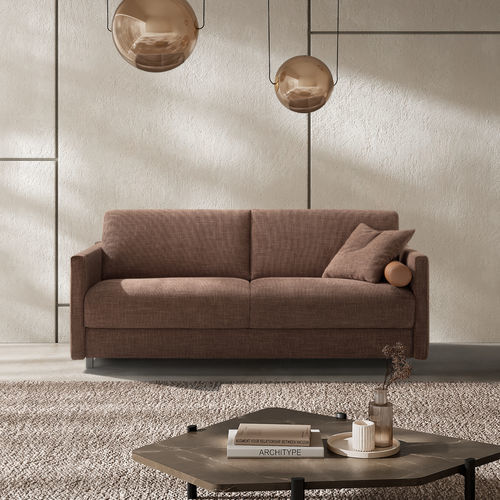 Divano letto - Emily - SARTORIS by MAXDIVANI - contemporaneo / in tessuto / con braccioli