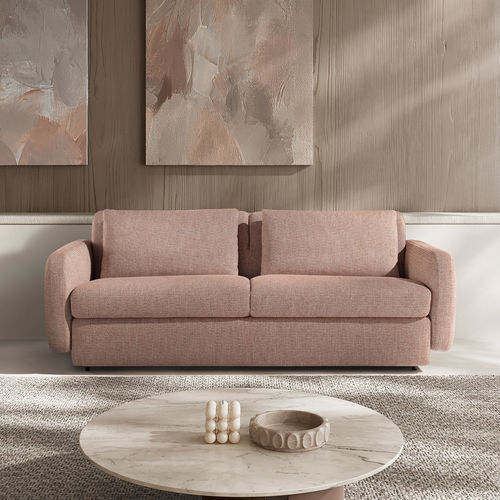 Divano letto - Perry - SARTORIS by MAXDIVANI - contemporaneo / in tessuto / con braccioli
