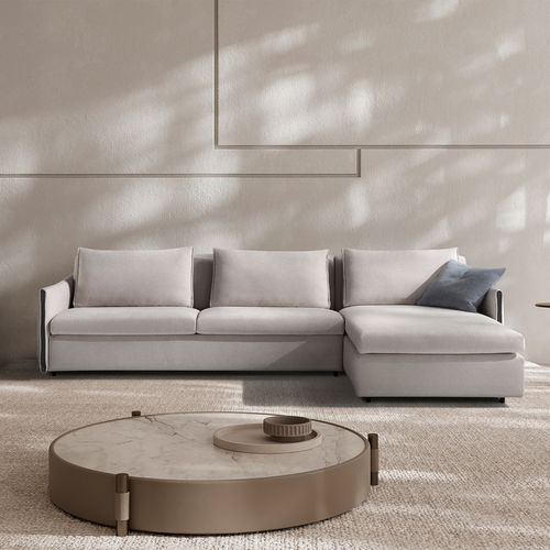 Divano modulare - Amelia - SARTORIS by MAXDIVANI - letto / contemporaneo / in tessuto