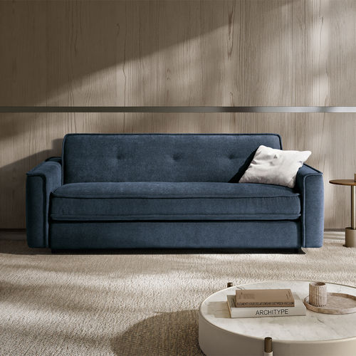 Divano letto - Elodie - SARTORIS by MAXDIVANI - contemporaneo / in tessuto / con braccioli