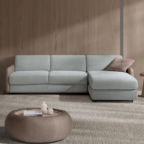 Divano modulare - Flora - SARTORIS by MAXDIVANI - letto / contemporaneo / in tessuto