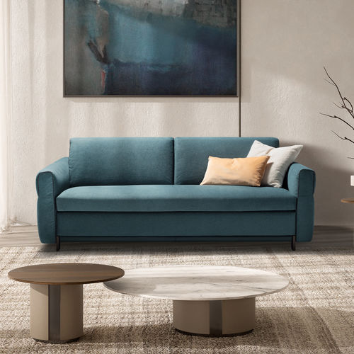 Divano letto - Henry - SARTORIS by MAXDIVANI - contemporaneo / in tessuto / con braccioli