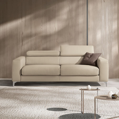 Divano letto - Byblos  - SARTORIS by MAXDIVANI - contemporaneo / in tessuto / in pelle