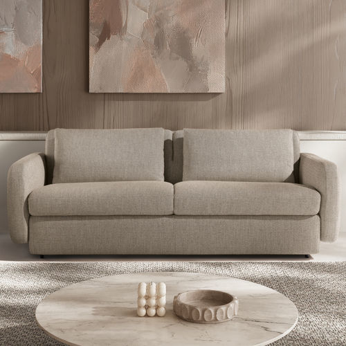 Divano letto - PERRY - SARTORIS by MAXDIVANI - contemporaneo / in tessuto / con rivestimento rimovibile