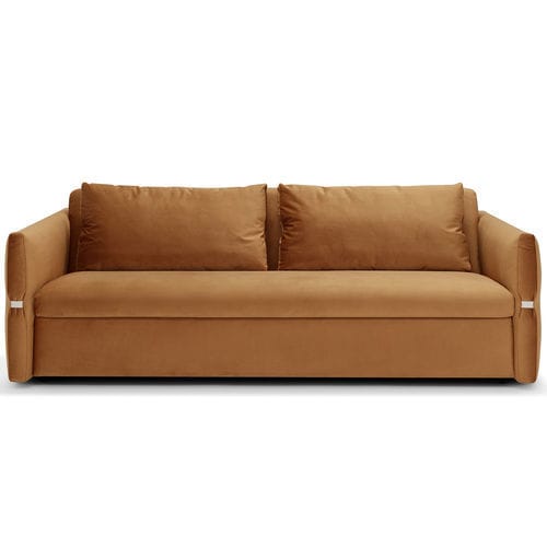 Divano letto - YLENIA - SARTORIS by MAXDIVANI - contemporaneo / in legno / con braccioli