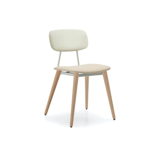Sedia contemporanea - MINA - TM Leader Contract - da interno / in metallo / in legno massiccio