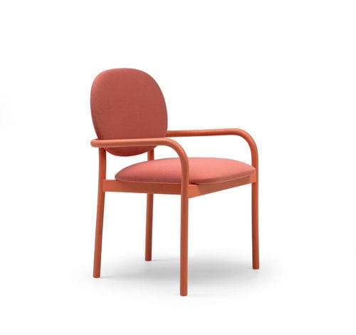 Sedia contemporanea - NORBERT W - TM Leader Contract - da interno / in tessuto / con supporto in metallo