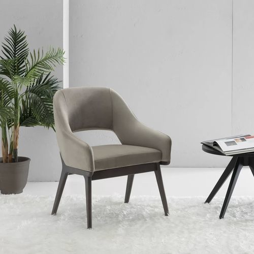 Poltrona contemporanea - OSLO - TM Leader Contract - in tessuto / in legno / verde