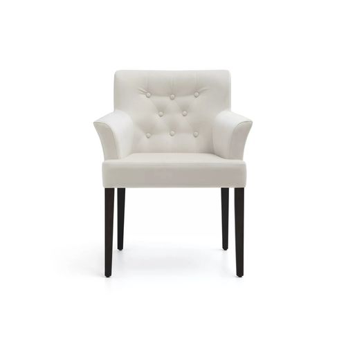 Poltrona contemporanea - BORIS - TM Leader Contract - in tessuto / in legno massiccio / imbottita