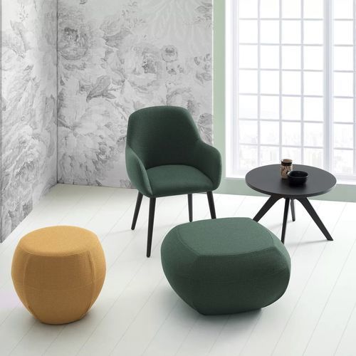 Poltrona contemporanea - BOSCO - TM Leader Contract - in tessuto / in metallo / in legno