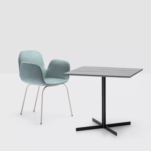 Sedia visitatore contemporanea - KIEL - TM Leader Contract - da interno / in tessuto / con supporto in metallo
