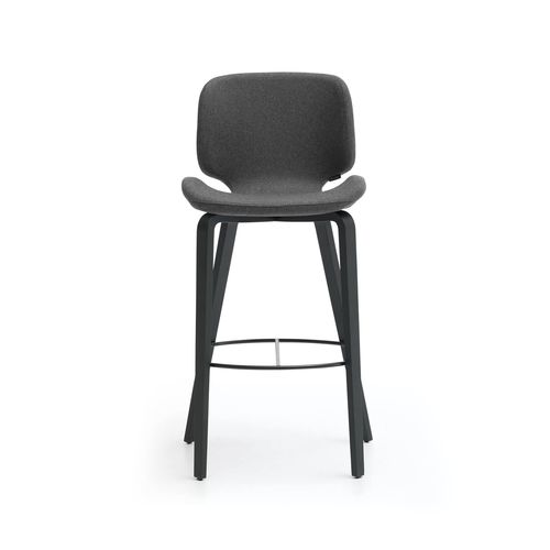 Sgabello contemporaneo - ZIEL - TM Leader Contract - in tessuto / con supporto in legno / con supporto in metallo