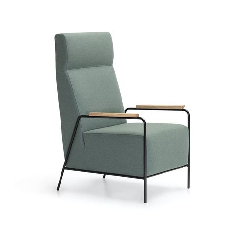 Poltrona contemporanea - ADA - TM Leader Contract - in tessuto / in metallo / in legno