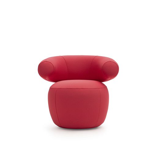 Poltrona contemporanea - DENVER - TM Leader Contract - in tessuto / rossa / rosa