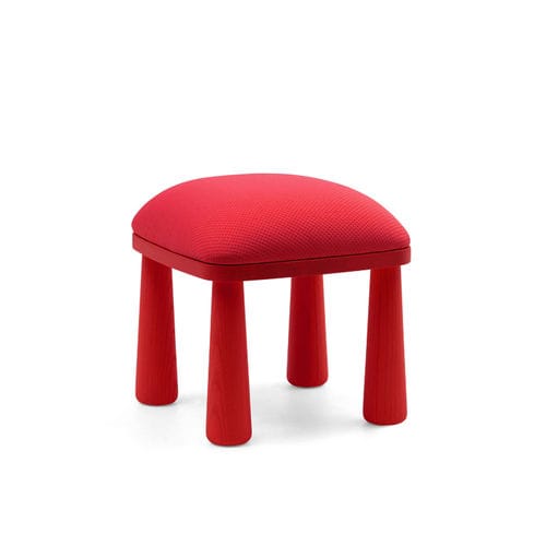 Sgabello contemporaneo - FUNGI - TM Leader Contract - in tessuto / con supporto in legno / rotondo
