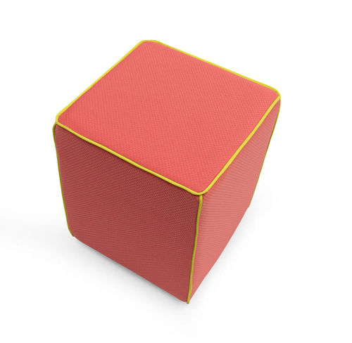 Pouf contemporaneo - SAKI - TM Leader Contract - in pino / quadrato / contract