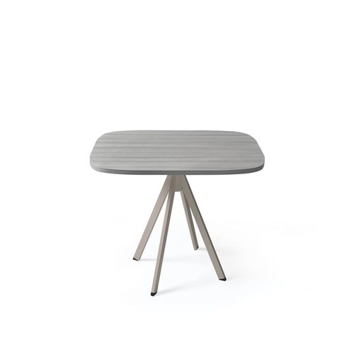 Tavolino basso contemporaneo - ARISA - TM Leader Contract - in legno massiccio / in melaminico / con supporto in metallo